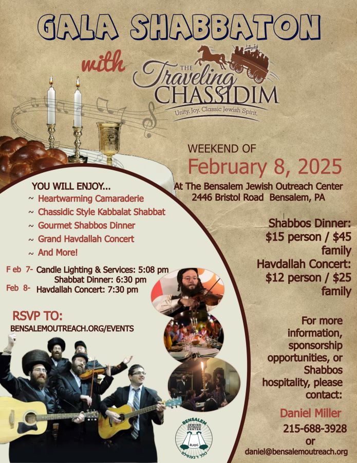 The Traveling Chassidim Shabbaton